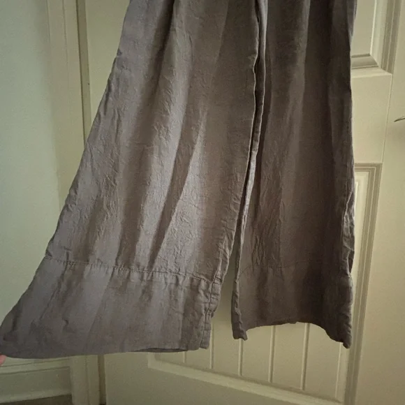 Zara Women’s Wide Leg Linen Pants - Picture 4 of 5